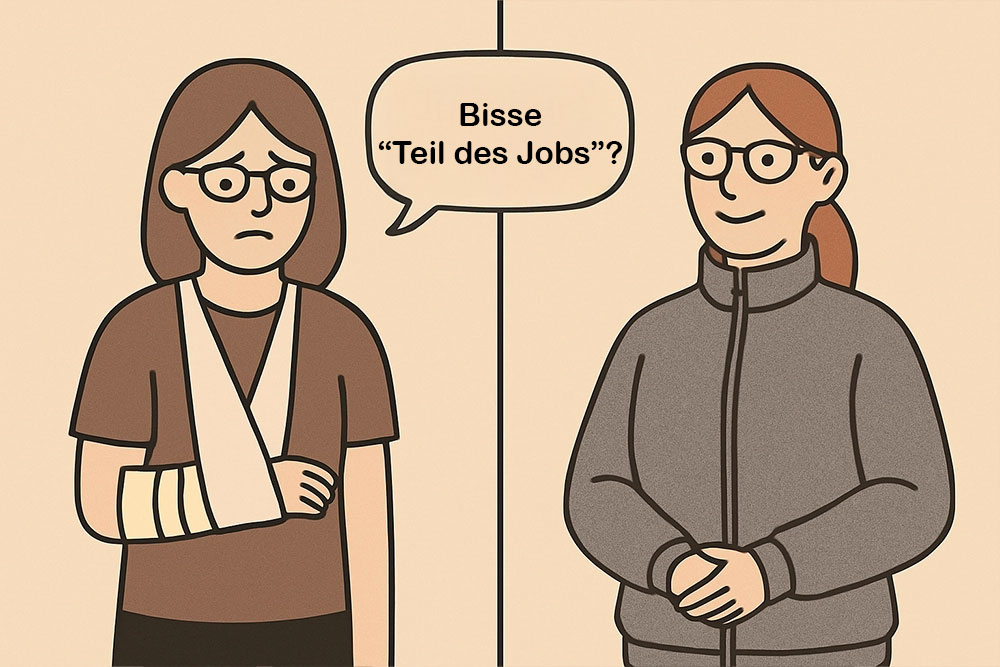 Bisse "Teil des Jobs"?