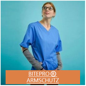 BitePRO® Armschutz - siNpress bissfeste Produkte