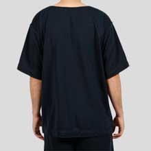 F217 kurzarmiges T-Shirt reißfeste Bekleidung aus Doppeltuch - siNpress