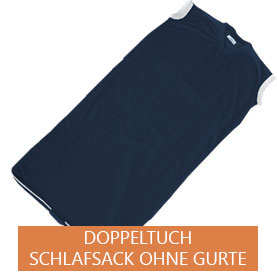 Schlafsack ohne Gurte aus Doppeltuch - siNpress reißfeste Produkte