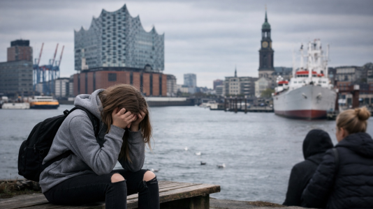 Hamburg auf Platz 1 - Depressionen und Angststörungen bei Teenagerinnen